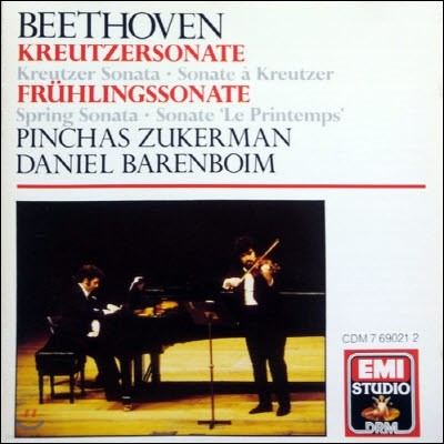 [߰] Pinchas Zukerman / Beethoven: Violin Sonata Kreutzer & Spring (/cdm7690212)