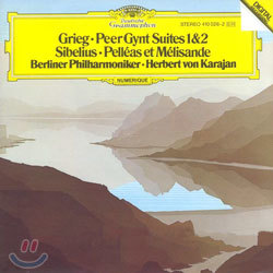 Herbert Von Karajan 그리그 : 페르귄트 모음곡 / 시벨리우스 : 펠리아스와 멜리장드 - 카라얀 (Grieg : Peer Gynt Suites 1 & 2 / Sibelius : Pelleas Et Melisande)