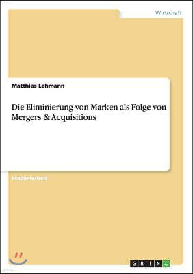 Die Eliminierung von Marken als Folge von Mergers & Acquisitions