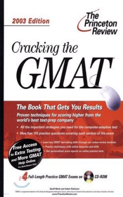 Cracking the GMAT 2003 With Sample Tests on CD-ROM