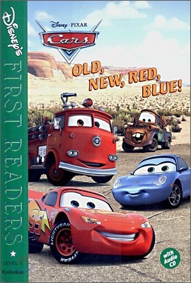 Disney's First Readers Level 1 : Old, New, Red, Blue! - CARS (BOOK + CD)