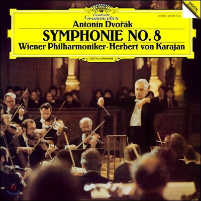 Herbert von Karajan, Wiener Philharmoniker, Antonin Dvorak — Herbert von Karajan 드보르작: 교향곡 8번 - 헤르베르트 폰 카라얀 (Dvorak: Symphony Op.88) 앨범 커버