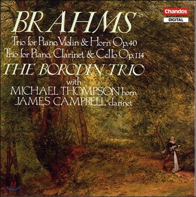 Borodin Trio : ȣ , Ŭ󸮳  (Brahms: Horn Trio Op.40, Clarinet Trio Op.114) ε Ʈ, Ŭ 轼, ӽ ķ