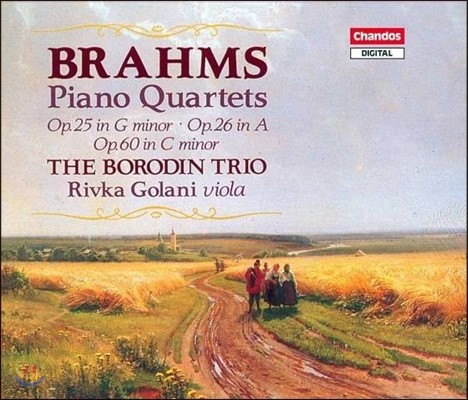 Borodin Trio / Rivka Golani : 3 ǾƳ  (Brahms: Piano Quartets Op.25, Op.26, Op.60) ε Ʈ, ī 