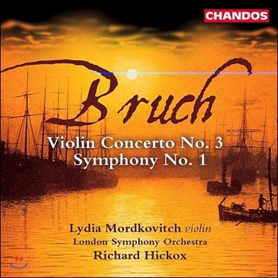 Richard Hickox / Lydia Mordkovitch :  1, ̿ø ְ 3 (Max Bruch: Symphony Op.28, Violin Concerto Op.58)  ۽,  𸣵ںġ