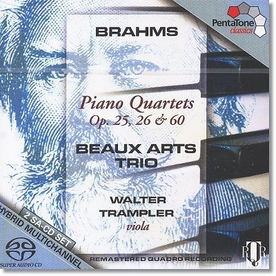 Beaux Arts Trio 브람스: 피아노 사중주 전곡집 (Brahms: Piano Quartets Nos. 1-3)
