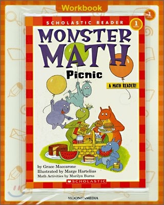 Scholastic Hello Reader Level 1-27 : Monster Math Picnic (Book+CD+Workbook Set)