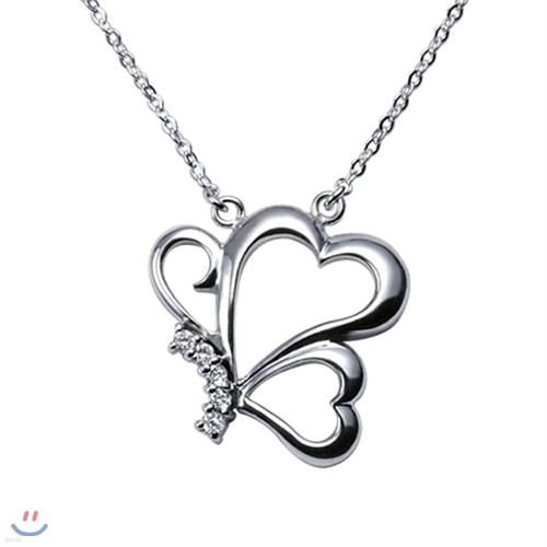 [lecieldiamond]18K DIAMOND RIVETING LOVE NECKLACE