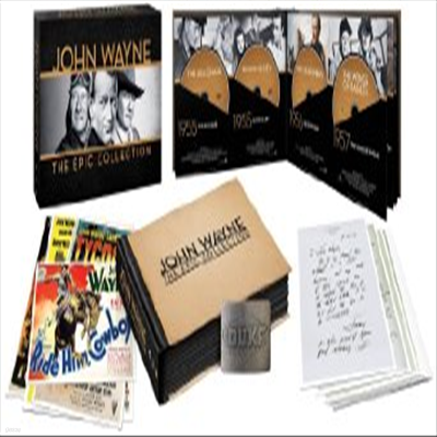 John Wayne: The Epic Collection (With "Duke" Belt Buckle) ( :   ÷)(ڵ1)(ѱ۹ڸ)(38DVD)(Boxset)