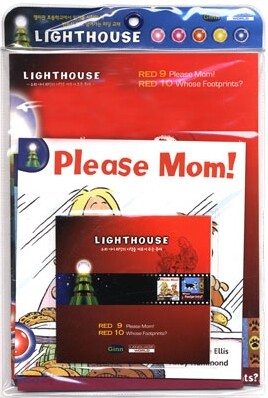 Lighthouse Red 9,10 : Please Mom! / Whose Footprints? (Book+CD)