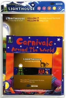 Lighthouse Yellow 7,8 : Carnivals Around the World / Meg's Cat (Book+CD)