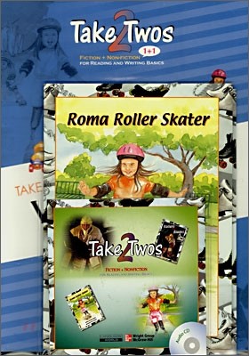 Take Twos Grade 1 Level H-4 : Rollers and Blades / Roma Roller Skater (2books+Workbook+CD)