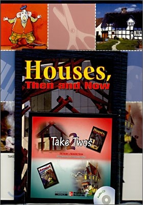 Take Twos Grade 1 Level J-2 : Houses Then and Now / Haunted (2books+Workbook+CD)