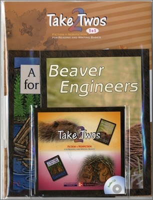 Take Twos Grade 2 Level L-2 : Beaver Engineers / A New Light for the Lodge (2books+Workbook+CD)