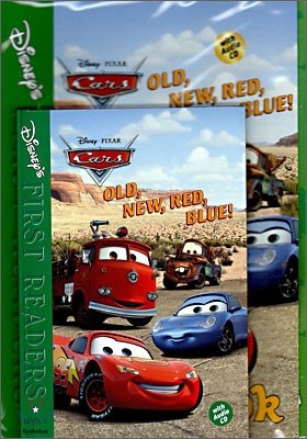 Disney's First Readers Level 1 : Old, New, Red, Blue! - CARS (Storybook+Workbook Set)