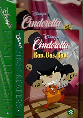 Disney's First Readers Level 1 : Run, Gus, Run! - CINDERELLA (Storybook+Workbook Set)