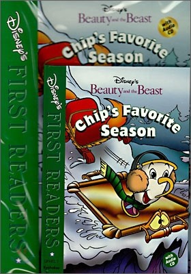 Disney's First Readers Level 1 : Chip's Favorite Season - BEAUTY AND THE BEAST (Storybook+Workbook Set)