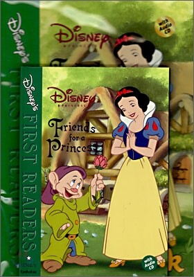 Disney's First Readers Level 1 : Friends for a Princess - DISNEY PRINCESS (Storybook+Workbook Set)