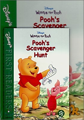 Disney's First Readers Level 1 : Pooh's Scavenger Hunt - WINNIE THE POOH (Storybook+Workbook Set)