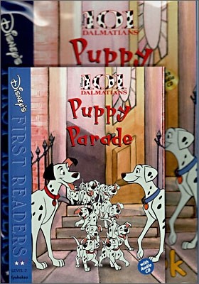 Disney's First Readers Level 2 : Puppy Parade - 101 DALMATIANS (Storybook+Workbook Set)