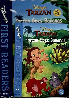 Disney's First Readers Level 2 : Tarzan Goes Bananas - TARZAN (Storybook+Workbook Set)