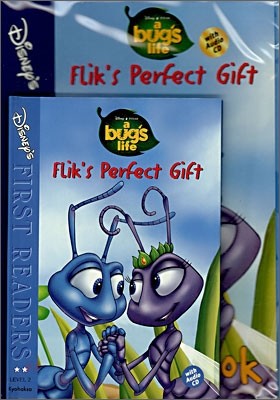 Disney's First Readers Level 2 : Flik's Perfect Gift - A BUG'S LIFE (Storybook+Workbook Set)