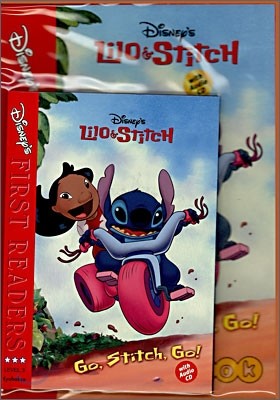 Disney's First Readers Level 3 : Go, Stitch, Go! - LILO & STITCH (Storybook+Workbook Set)
