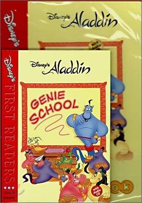 Disney's First Readers Level 3 : Genie School - ALADDIN (Storybook+Workbook Set)