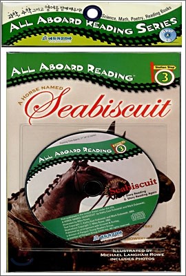 All Aboard Reading 3 : A Horse Named Seabiscuit (Book+CD)