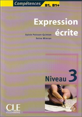 Expression ecrite Niveau 3