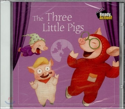 Ready Action Level 2 : The Three Little Pigs (Audio CD)