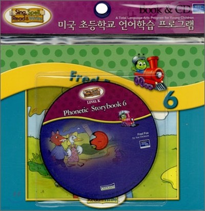 Sing, Spell, Read & Write Level K : Phonetic Storybook 6 - Fred Fox (Book+CD)