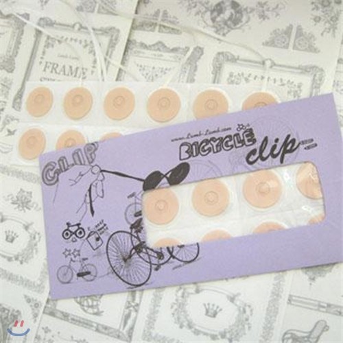 (램램) bicycle-clip (peach)