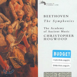 Christopher Hogwood 베토벤: 교향곡 전곡집 - 크리스토퍼 호그우드 (Beethoven: complete Symphonies Nos. 1-9 )
