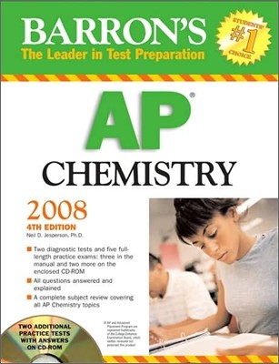 Barron's AP Chemistry 2008 with CD-ROM, 4/E