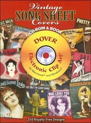 Vintage Song Sheet Covers [With CDROM]