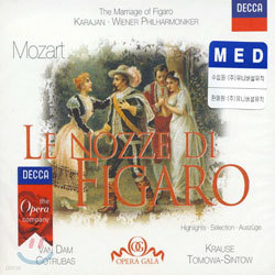 Mozart : Le Nozze Di Figaro - Highights : Van DamCotrubasTomowa-SintowKarajan