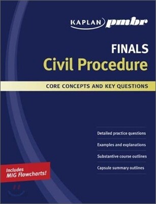 Kaplan PMBR Finals : Civil Procedure - 예스24