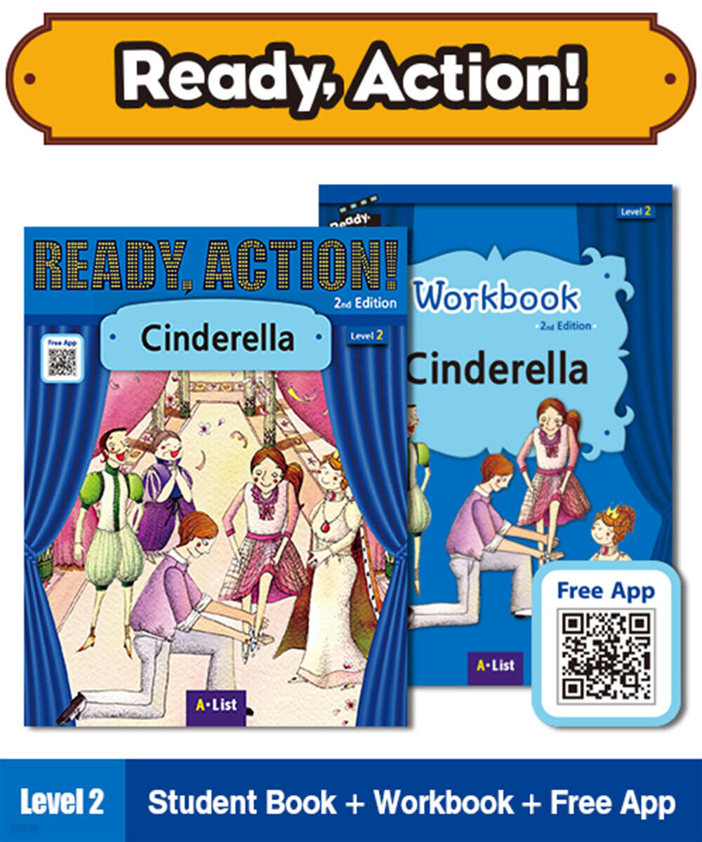 (NEW-2023) Pack-Ready Action Level 2 : Cinderella (SB+WB+QR code)