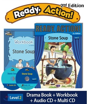 Ready Action Level 2 : Stone Soup (SB+WB+Audio CD+Multi-CD)
