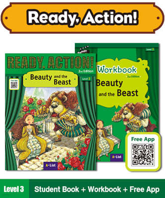 Ready Action 2/E Level 3 : Beauty and the Beast (SB+WB)