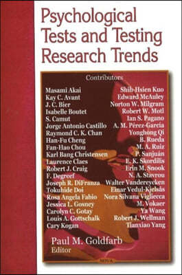 Psychological Tests & Testing Research Trends