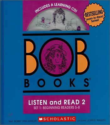Bob Books Listen and Read SET 2 : Beginning Readers #5-8