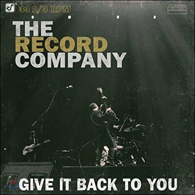 The Record Company — Give It Back to You 앨범 커버