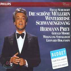 Schubert : Die Schone Mullerin WinterreiseSchwanengesang : Hermann PreyMooreSawallisch