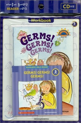 Scholastic Hello Reader Level 3-07 : Germs! Germs! Germs! (Book+CD+Workbook Set)