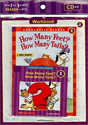 Scholastic Hello Reader Level 2-02 : How Many Feet? How Many Tails? (Book+CD+Workbook Set)