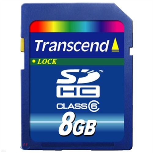 [정품] 트랜샌드 SDHC(SD High-Capacity)메모리 카드 8GB-Class 6