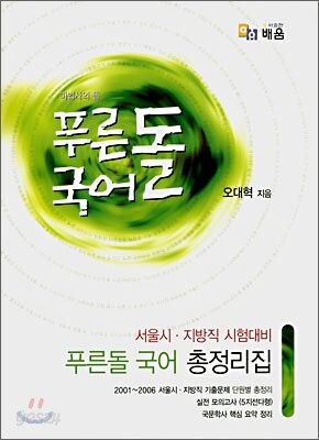 푸른돌 국어 총정리집