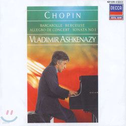 Chopin : BarcarolleBerceuseSonata No.1 : Vladimir Ashkenazy